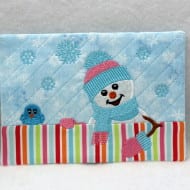 Snowmen Mug Rug Set Oma S Place