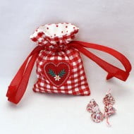 valentine drawstring bags