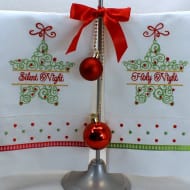 Christmas Heart Ornaments (4×4) · Oma's Place Machine Embroidery Designs