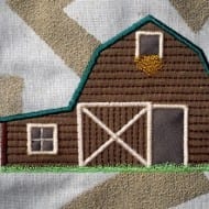 Barn Applique · Oma's Place